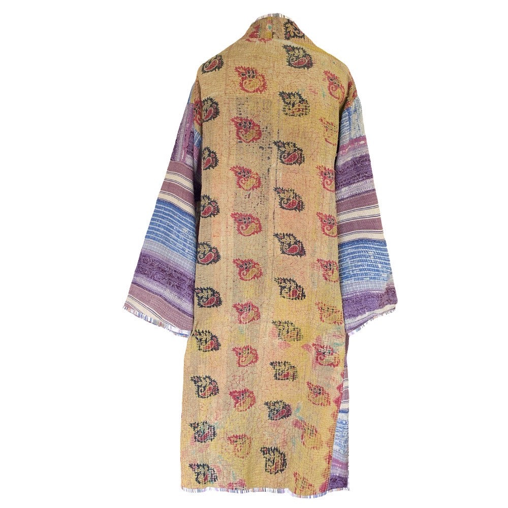 Maya Cotton Kantha Coat ONE OF KIND