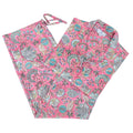 Farah Floral Pink Cotton Pajama Long Sleeve