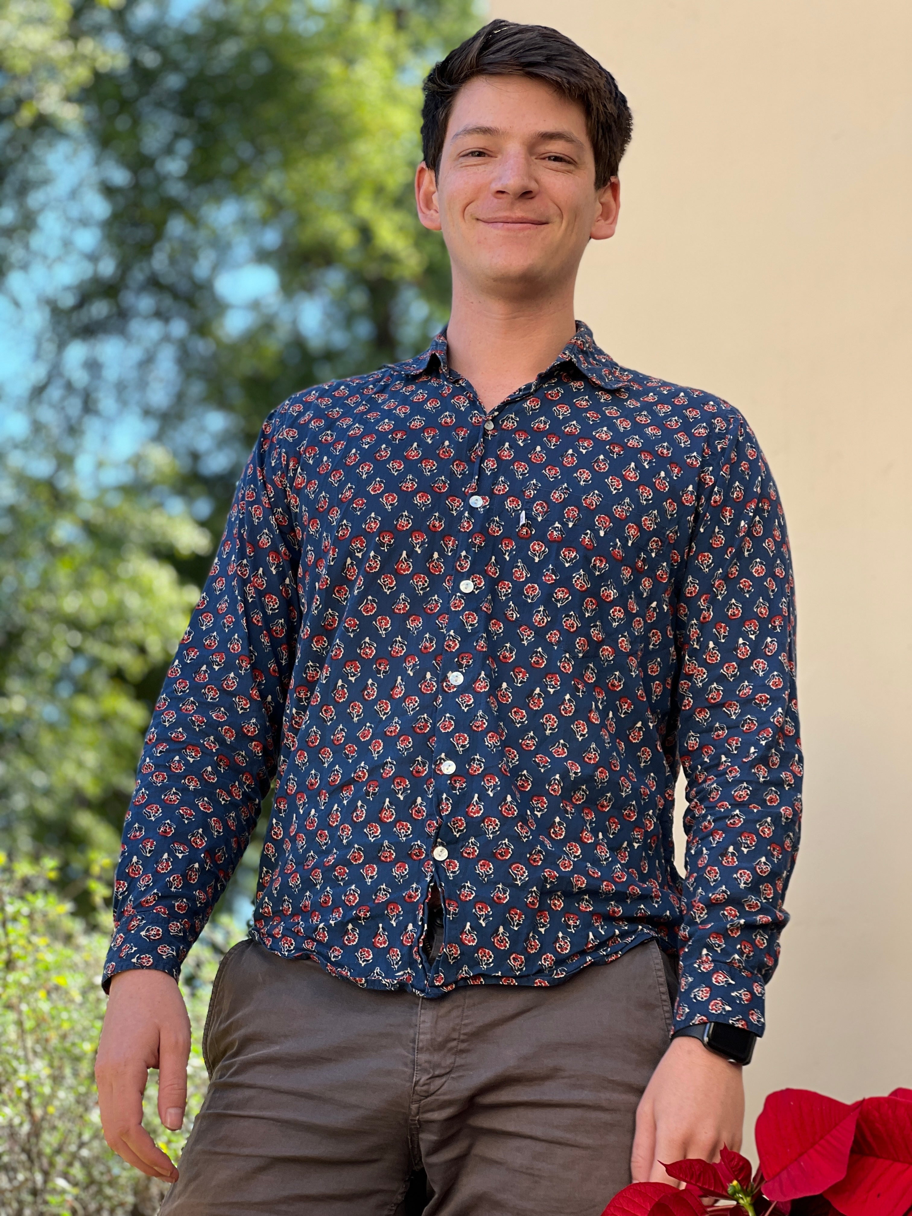 Maximillian Long Sleeve Men's Button Up Shirt