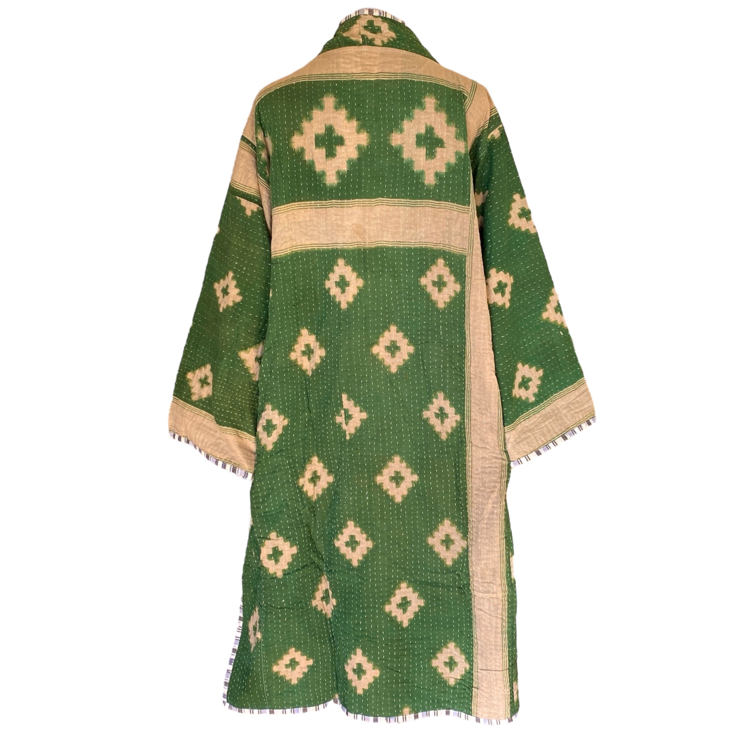 Nepal Cotton Kantha Coat One of a Kind