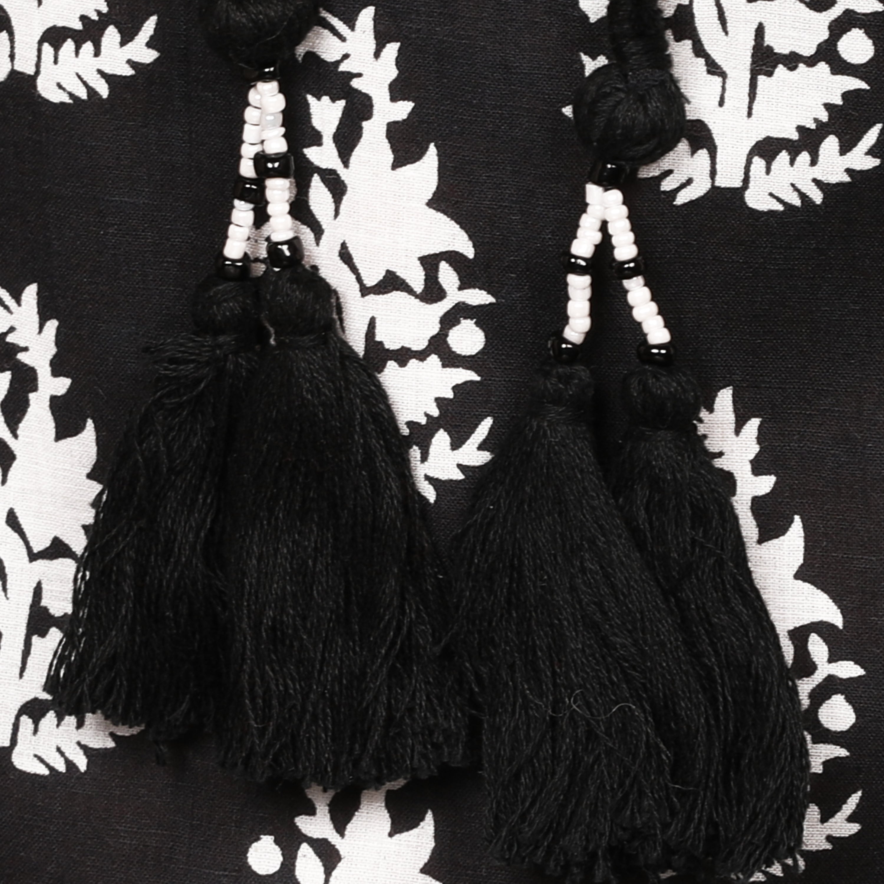 Luisa Obsidian Cotton Lounge Pants