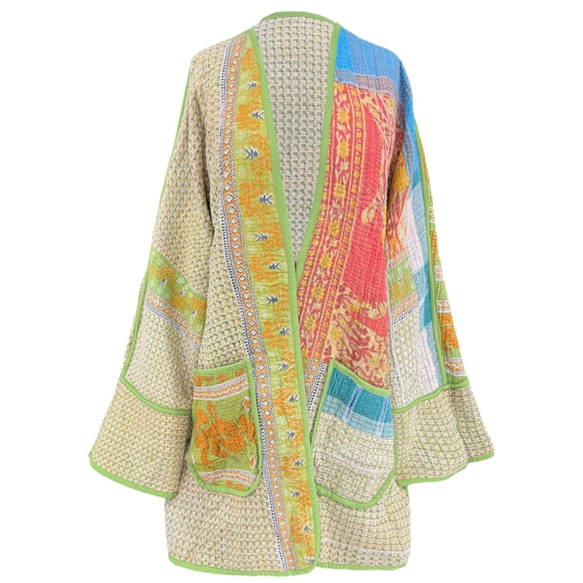 Agonda Cotton Kantha Jacket One of a Kind