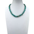 Checker Nevada Blue Turquoise Necklace Santo Domingo