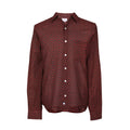 Pluto Merlot Long Sleeve Men's Button Up Shirt