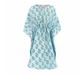 Bellino Blue Kids Cotton Kaftan Dress
